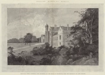 Eastwell Park, formerly the Residence of the Duke of Edinburgh, now the Property of Lord Gerard
